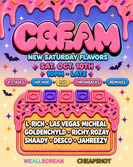CREAM: WE ALL SCREAM ROOFTOP & CHEAPSHOT FT LV MICHEAL, SHAADY, GOLDENCHYLD
