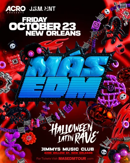 Mas EDM Halloween Latin Rave