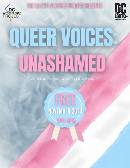 Queer Voices: Unashamed (Open Mic Night)