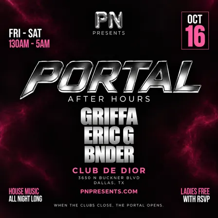 Portal - Saturday October 16th