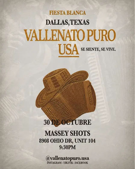 Vallenato Puro: Dallas Fiesta Blanca