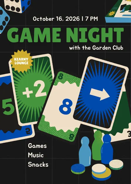 Garden Club Presents: Game Night
