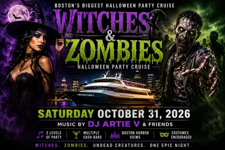 Witches & Zombies Haunted Party Cruise 10/31