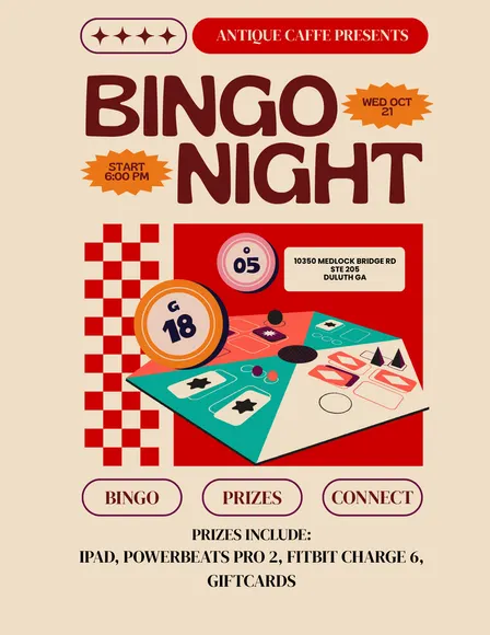 ANTIQUE CAFFE presents BINGO NIGHT