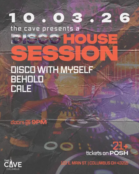 THE CAVE DISCO HOUSE SESSION - October 3rd