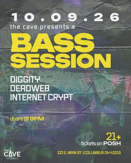 THE CAVE BASS SESSION - October 9th