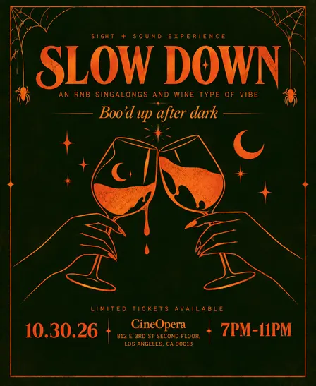 SLOW DOWN LA HALLOWEEN 10-30-26