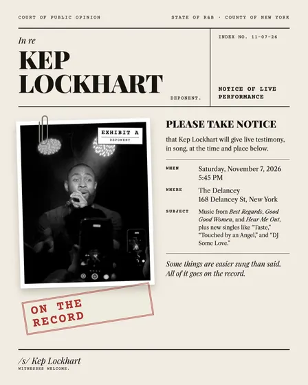 Kep Lockhart Presents, On The Record