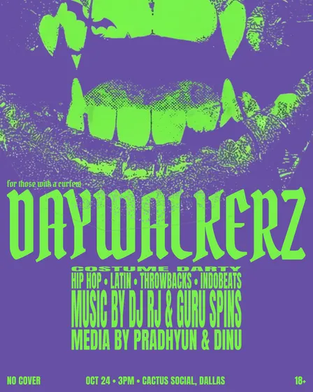 DAYWALKERZ: A HALLOWEEN DARTY