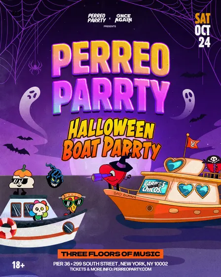 PERREO PARRTY BOAT PARRTY (18+) - Halloween NYC Yacht Cruise