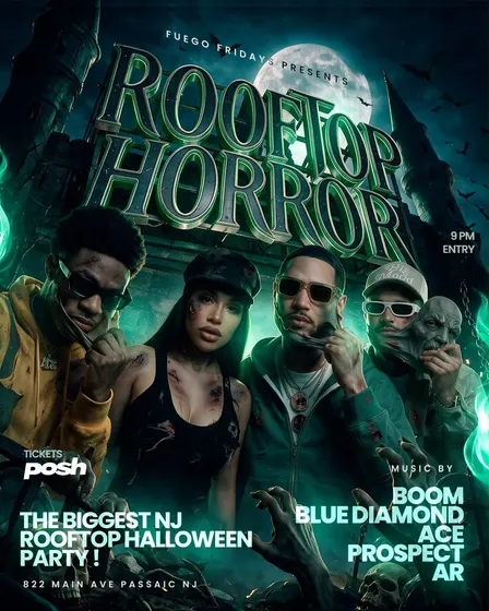 OCT 30TH NJ HALLOWEEN ROOFTOP PARTY!