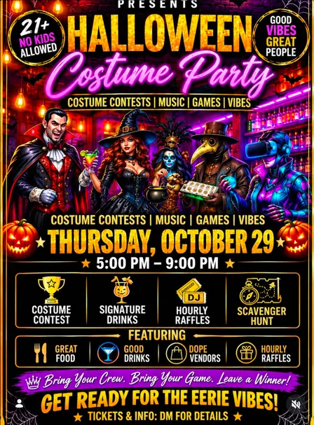 Halloween costume bake sell