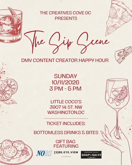 The Sip Scene: DMV Content Creator Happy Hour