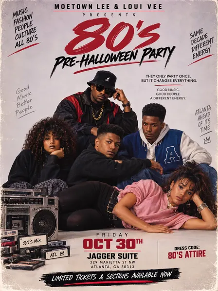 Back To The 80’s Pre-Halloween Party