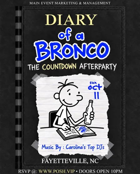 DIARY OF A BRONCO || THE OFFICIAL HOMECOMING COUNT DOWN AFTER PARTY