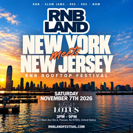 RNBLAND - New York vs New Jersey RNB ROOFTOP FESTIVAL