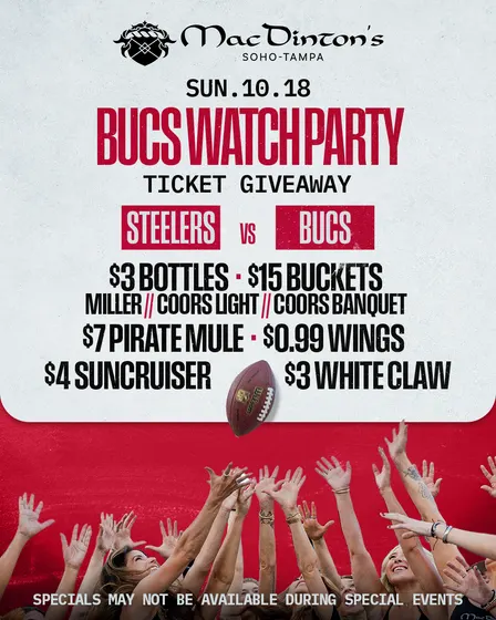 Bucs Watch Party!