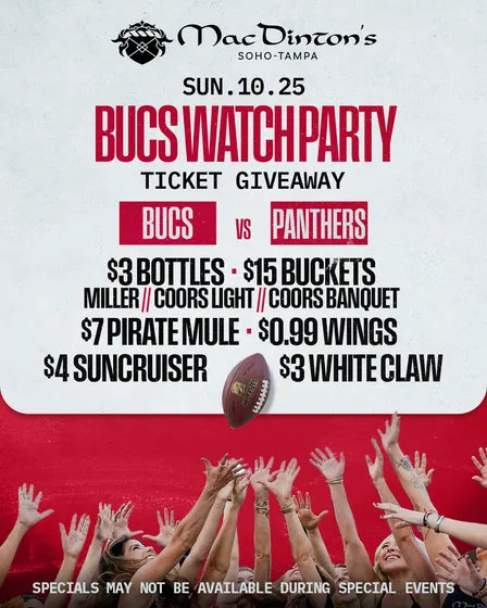 Bucs Watch Party!