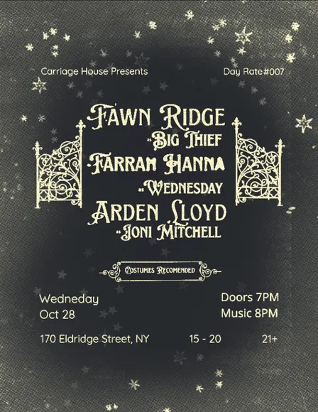 Carriage House Presents: Day Rate #007
