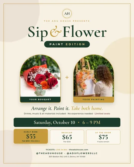 Sip & Flower: Paint Edition 🎨🌸