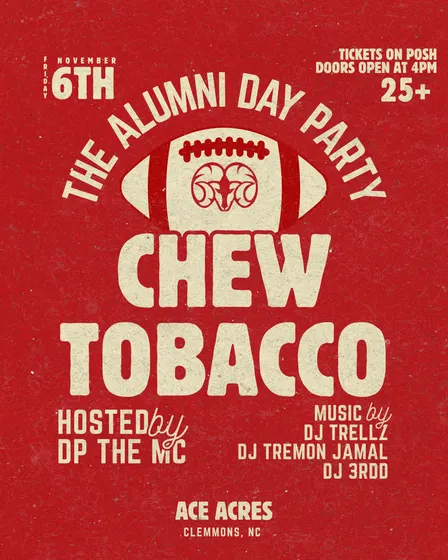 Chew Tobacco: The Alumni Day Party