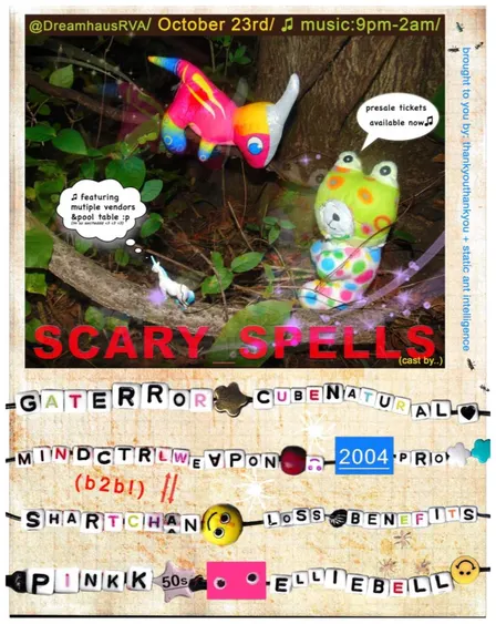 SCARY SPELLS (presented by thankyouthankyou + static ant intelligence)