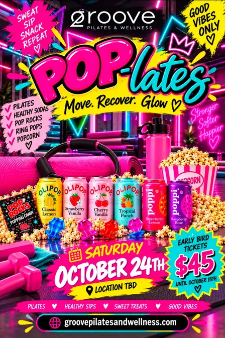POP-Lates Pilates Day Party