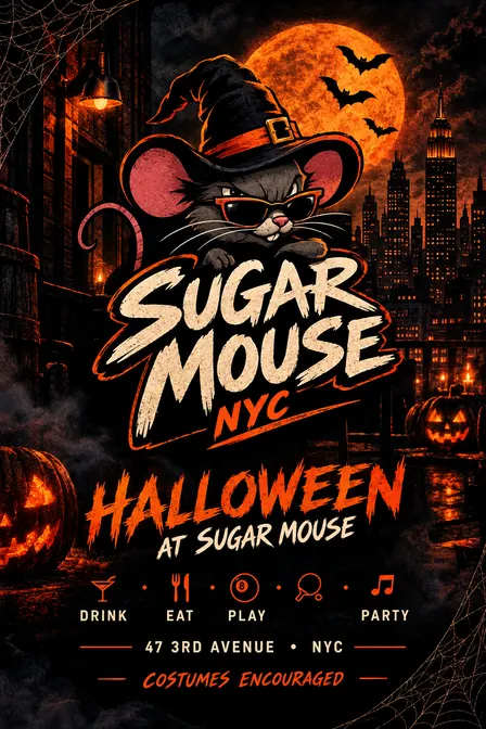 Sugar Mouse NYC Halloween Fri '26