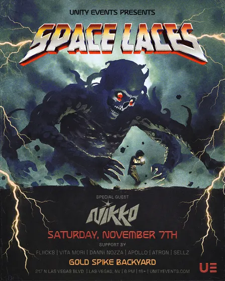 UNITY EVENTS PRESENTS: SPACE LACES w/ NIKKO 💥