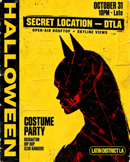 Latin District Halloween Rooftop Party