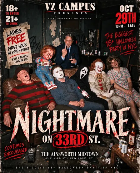 Nightmare On 33rd St (18+)