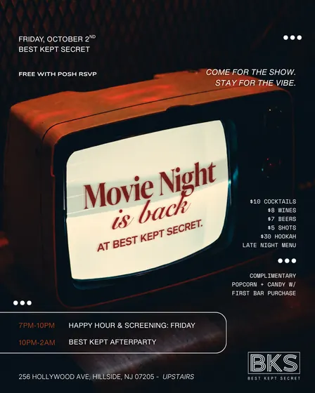 Movie Night & Afterparty: Friday