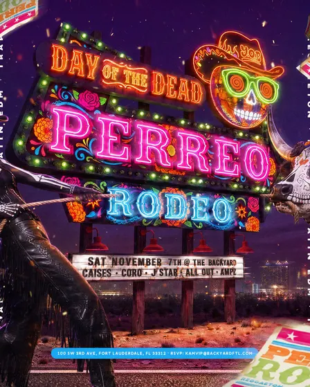 Day of the Dead Perreo Rodeo @ Backyard: Ft. Lauderdale, FL