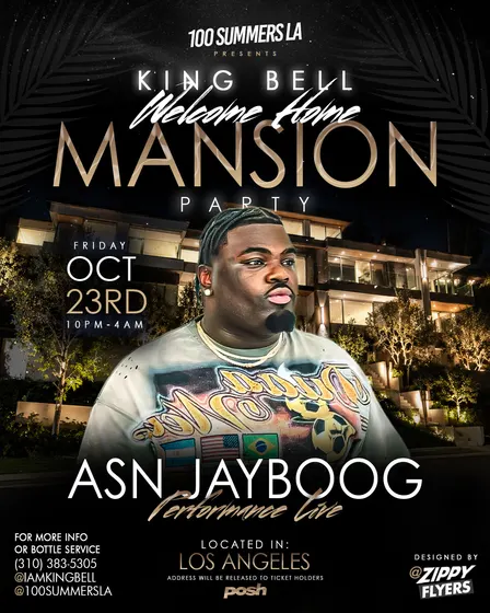 King Bell Welcome Home Mansion Party Live Performance By ASN JayBoog
