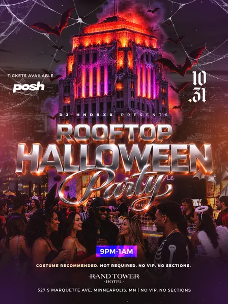 Rooftop Halloween Party.