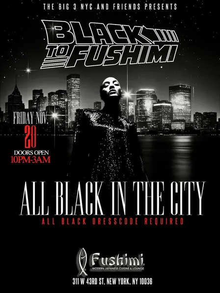 "Black To Fushimi" All Black In The City