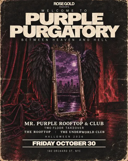 Purple Purgatory Halloween at Mr. Purple—Oct 30