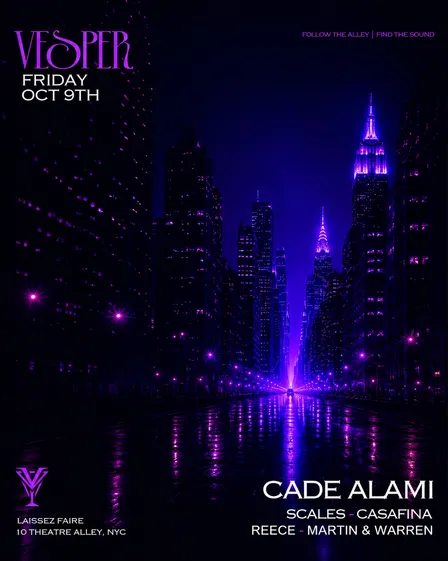 Vesper - Friday October 9th