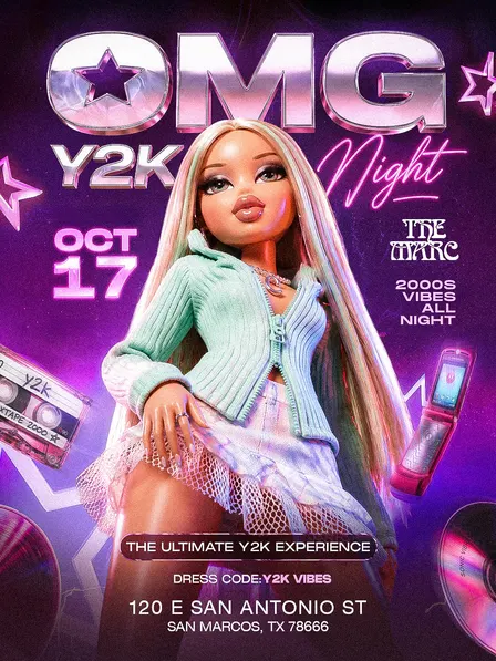 OMG Y2K Night | Thursday Oct 17th | The Marc | San Marcos, TX