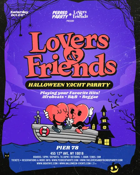 The Lovers & Friends Halloween Boat Party - R&B, Afrobeats, Reggae NYC