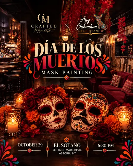 Día de los Muertos — Mask Painting Night 💀🌹