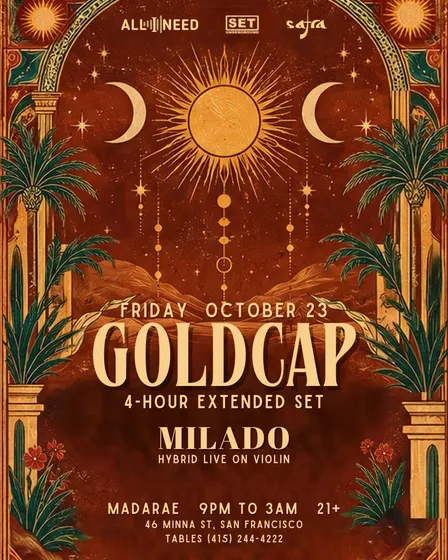 GOLDCAP (4 Hours Extended Set) at MadaRae