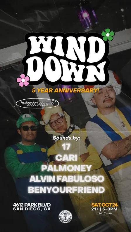 Wind Down 5 Year Anniversary: Day Party & Market