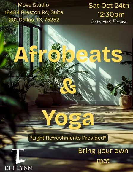 Afrobeats & Yoga: Dallas