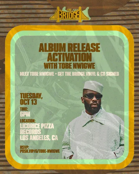 THE BRIDGE ALBUM SIGNING AT LICORICE PIZZA RECORDS | RSVP | 10/13