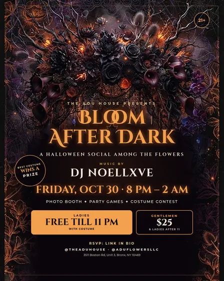 Bloom After Dark 🌙 A Halloween Social
