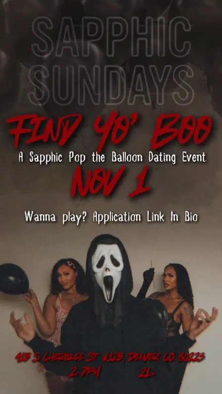 Find Yo' Boo Dating Event X Sapphic Sundays