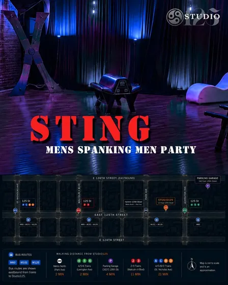 STING NYC | NYC's Monthly Men's Spanking Party