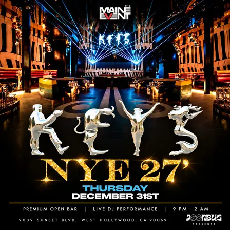Keys Nightclub NYE 27 LA