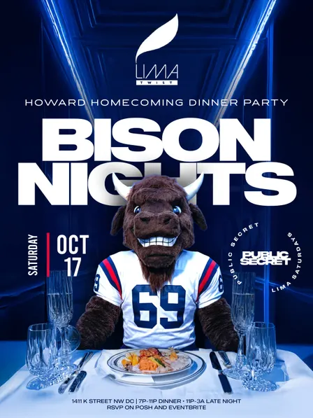 Howard🦬 Homecoming Saturday Night @LimaTwistDC
